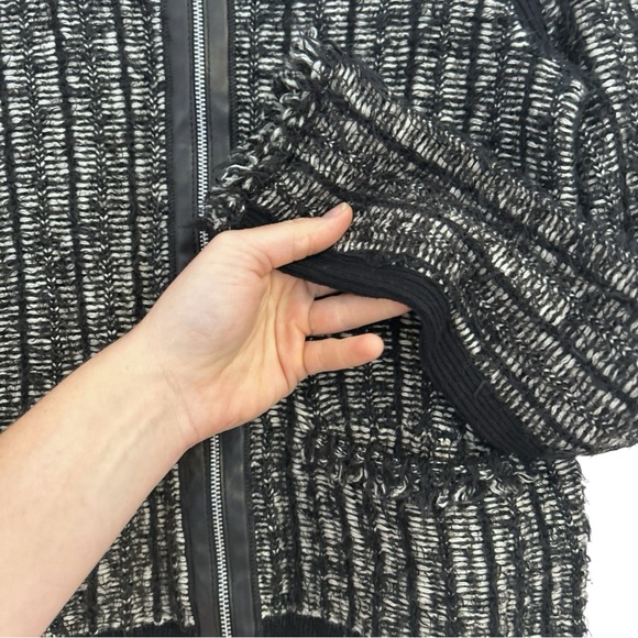 Rebecca Taylor Lambswool & Cashmere Blend Textured Knit Jacket Blazer Size Small - Picture 5 of 8